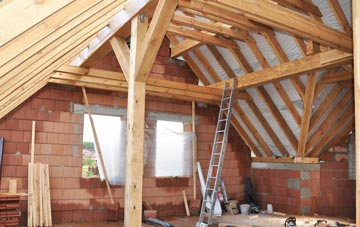 Two Mile Hill attic trusses